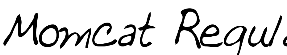 Momcat Regular cкачати шрифт безкоштовно